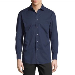 Ralph Lauren Purple Label Navy Dress Shirt